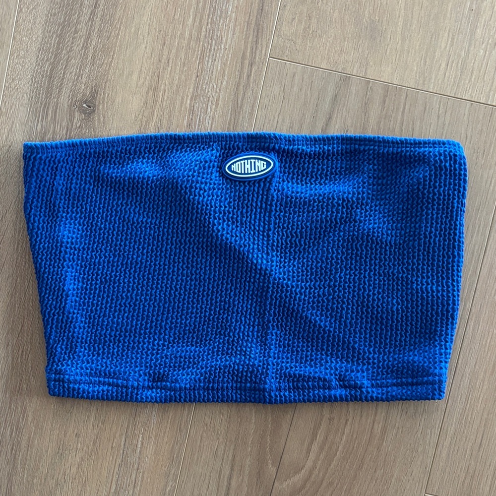 Blue crop top m